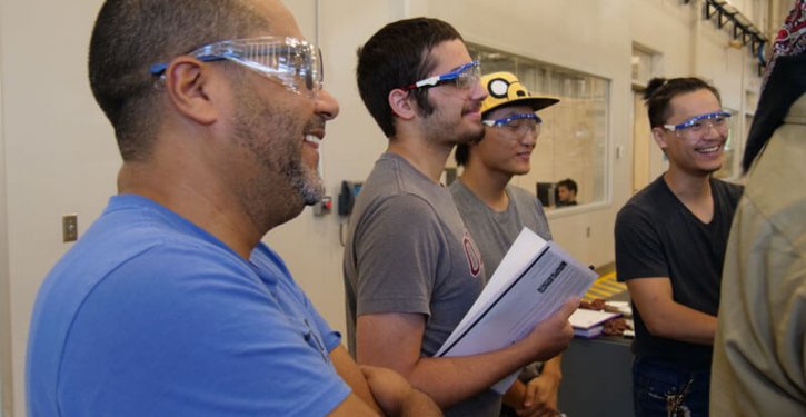Manufacturing Programs Students Attending Manufacturing Class
